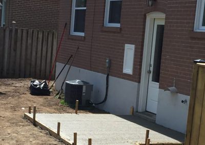 Walkway under construction