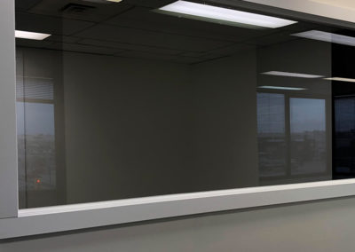 Installed window and fresh paint