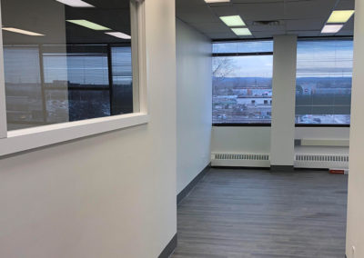 New floor, painted walls and windows