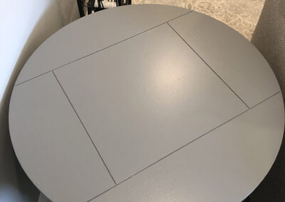 Freshly painted table