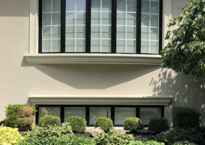 Front of house after painting