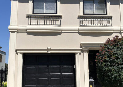 Front of house after painting