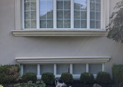 Front of house before painting