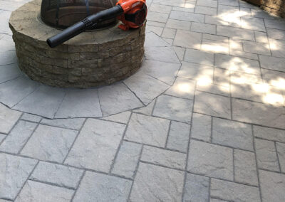 Smooth, sanded concrete