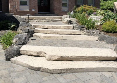 Front steps after cleaning